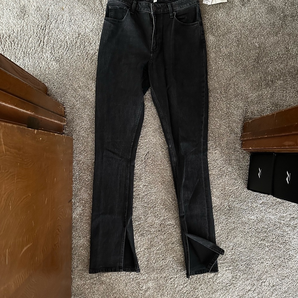 Extra Long Curve Love Abercrombie Women's Black Jeans